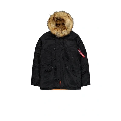 Abbildung von Alpha Industries Wintermantel, Herren, Größe: Medium, Black