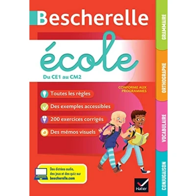 Abbildung von Bescherelle école français (CP, CE1, CE2, CM1, CM2): tout le programme de à l&#039;école primaire