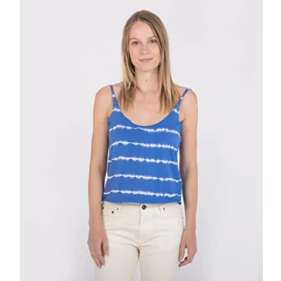 Abbildung von Hurley Damen W Oceancare Stripes Tank T Shirt, blau (Dazzling Blue), XS