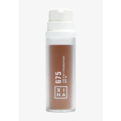 Abbildung von 3ina THE 3 IN 1 Foundation 658 Foundation, Damen, Größe: 30 ml, 675 deep brown