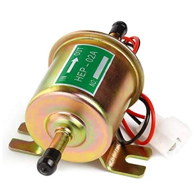 Abbildung von CarBole Universal Elektrische Kraftstoffpumpe 12V Benzinpumpe 4 7 PSI HEP 02A für Benzin und Diesel