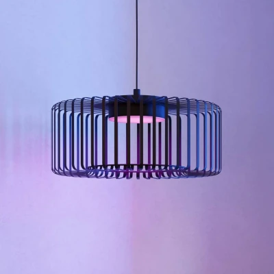 Abbildung von EGLO Hängeleuchte »GINESTRONE Z«, 1 flammig, Leuchtmittel LED Modul fest integriert, Metall Hängelampe, ZigBee, App und Sprachsteuerung Alexa, RGB, dimmbar