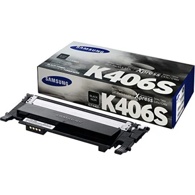 Abbildung von HP CLT K406S (SU118A) Original Toner Schwarz (Kompatibel mit: CLP 360, 365, 365W / C410W, C460W, C460FW CLX 3300, 3305, 3305W)