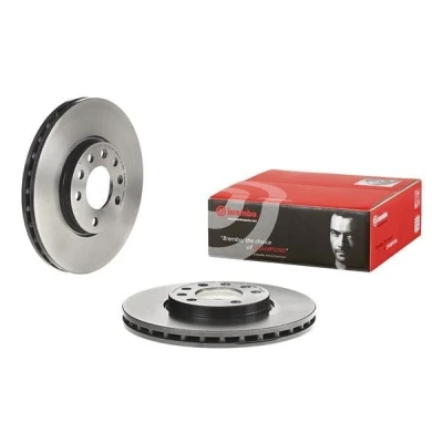 Abbildung von BREMBO COATED DISC LINE 09.A222.11 Bremsscheibe 285 25 5 innenbelüftet beschichtet hochgekohlt FIAT: Croma II Estate