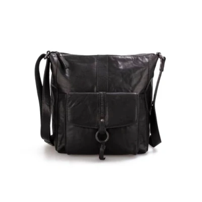 Abbildung von Spikes &amp; Sparrow Leder Crossover Sierra, Schwarz