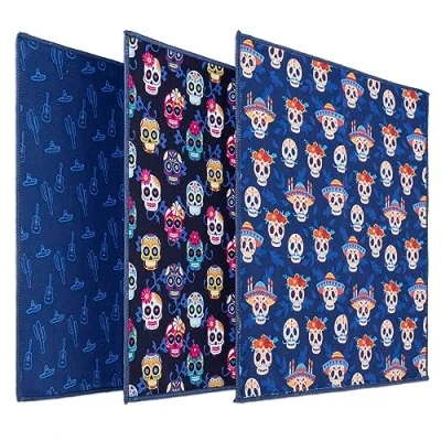 Abbildung von Brillenputztücher mit Motivdruck in verschiedenen Kombinationen (Flamingo, 2er Pack 20 x cm)