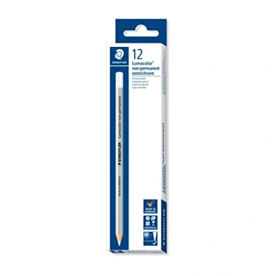Abbildung von STAEDTLER 108 0 Lumocolor omnichrom Trockenmarker non permanent, weiß