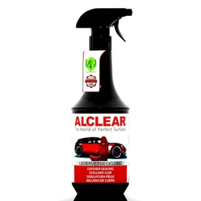 Abbildung von ALCLEAR 721LV Lederversiegelung und Lederpflege für Auto Glattleder, Innenraum Autopflege auch Leder Sofa perfekt 1.000 ml Versiegelung mit Sprühkopf