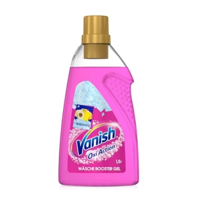 Abbildung von Vanish Oxi Action Gel Pink 1 x 1,5l Fleckenentferner und Wäsche Booster ohne Chlor Für bunte