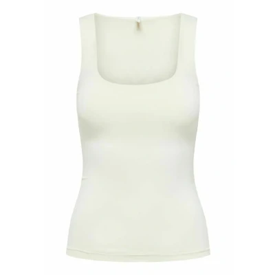 Abbildung von ONLY Damen ONLEA S/L 2 Ways FIT JRS NOOS Top, Cloud Dancer, XS