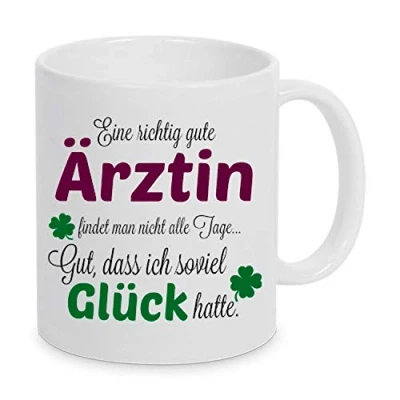 Abbildung von TassenKing Eine gute Ärztin... Tasse Kaffeebecher mit Spruch