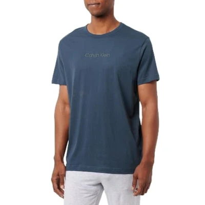 Abbildung von Calvin Klein Lounge Nachtwäsche Shirt, Herren, Größe: Large, Ink