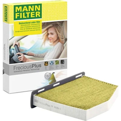 Abbildung von MANN FILTER FP 2939/1 Innenraumfilter VOLKSWAGEN: Scirocco III, Passat B7 Alltrack, CC, SKODA: Octavia II Hatchback, Yeti, 2 Combi kfzteile,