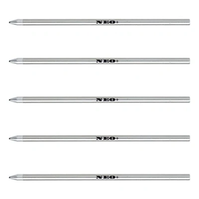 Abbildung von 5 x Rot MINI MICRO Kugelschreibermine, passend für: Swarosvki, Cross 8518 4, Cartier, ® Lamy M21, Faber Castell Mal Set, Zebra, Tombow, Schneider, Schmidt, Parker, Pelikan