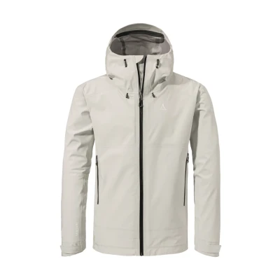 Abbildung von Schöffel Hiking Style Cascata Regenjacke / wasserabweisende Jacke, Herren, Größe: 50, Natur