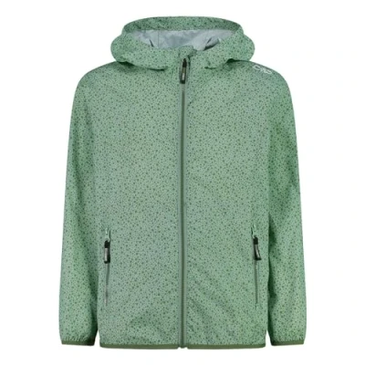 Abbildung von CMP Kinder Regenjacke mit fester Kapuze, Jade, 152