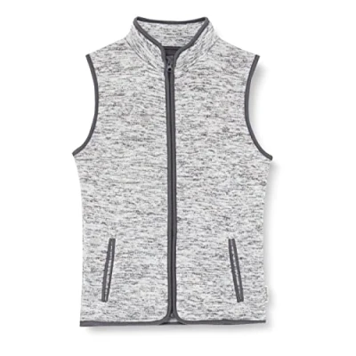 Abbildung von Playshoes Unisex Kinder Fleece Weste Outdoor Oberteil, grau Strickfleece, 152