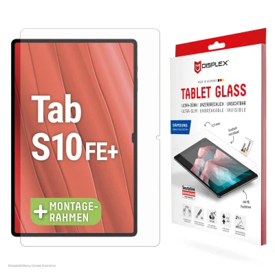 Abbildung von Samsung Galaxy Tab S10 FE Plus Panzerglas Displex Tablet Glass Screenprotector Displayschutz aus Glas