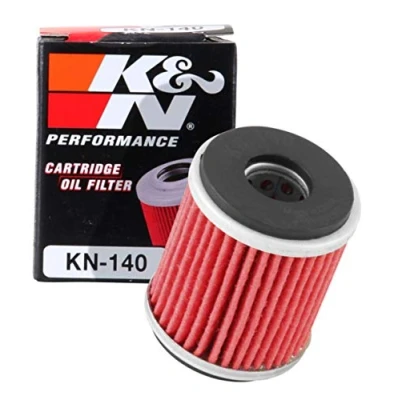 Abbildung von K&amp;N Powersports Ölfilter Kartusche 38x46mm kompatibel mit Yamaha, Gas Gas, Husqvarna, Fantic (KN 140), Rot