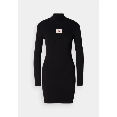Abbildung von Calvin Klein Jeans MINI Dress Etuikleid, Damen, Größe: XS, Black