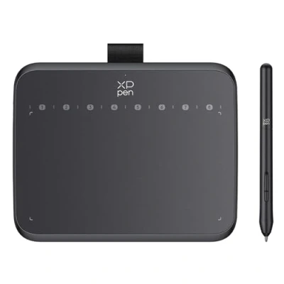 Abbildung von XPPen Deco 640 Grafiktablett, 16K Druckstufen, 6x4 Zoll, Zeichnen Tablet mit 8 Tastenkombinationen, für OSU Signature Drafting