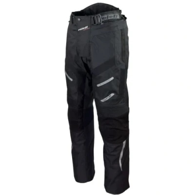 Abbildung von Roleff Unisex Erwachsene 4605 Motorradhose mit Rindslederapplikationen, Schwarz, XL EU