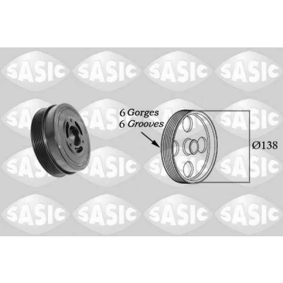 Abbildung von SASIC 2156082 Kurbelwellenriemenscheibe 138 MINI: Hatchback