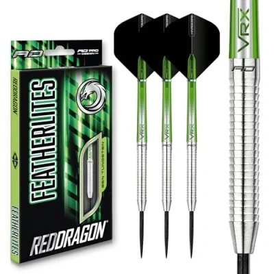 Abbildung von RED DRAGON Featherlite 2: 12g Tungsten Darts Set mit Flights und Schäfte