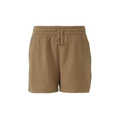 Abbildung von QS Shorts, im Crinkle Look und mit Bindeband