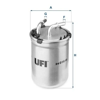 Abbildung von UFI 25.039.00 Ölfilter Filtereinsatz VOLVO: V50, XC60 I, V40 Hatchback, FORD: Focus 2, MONDEO 4 Turnier, S Max Mk1