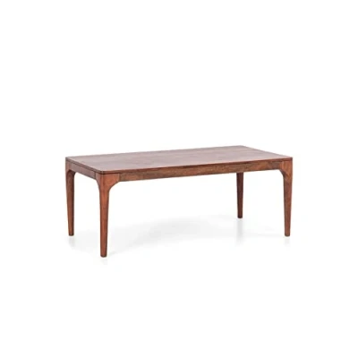 Abbildung von byLIVING Couchtisch Bosse/Beistelltisch Massivholz Akazie braun geölt/Sofatisch/natürlicher Charakter/B 115, H 45, T 60 cm