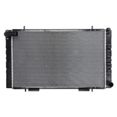 Abbildung von NISSENS 64018 Kühler, Motorkühlung Aluminium 645 388 46 Kühlrippen gelötet