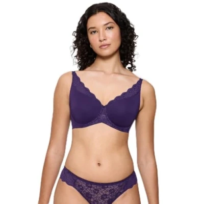 Abbildung von Triumph Women&#039;s Amourette W01 Bra, Royal Purple, 85D