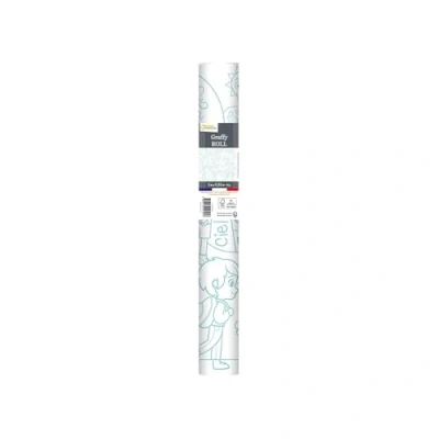 Abbildung von Avenue Mandarine GY125C Ausmalrolle Graffy Roll, 5 m x 35 cm, Zeichnung 50cm wiederholt sich 10 mal, Plakatpapier 90g, Schule, 1 Rolle