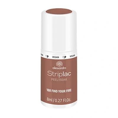 Abbildung von alessandro Striplac UV Nagellack Find your Fire Schonend und langanhaltend Einfache Entfernung dank Peel Off Technologie Vegan tierversuchsfrei 8 ml