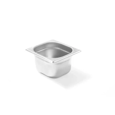 Abbildung von HENDI Gastronormbehälter, temperaturbeständig von 40 bis 300C, Heissluftöfen Kühl und Tiefkühlschränken Chafing Dishes Bain Marie, 3.4L, GN 1/6, 176X162X(H) 200Mm, Edelstahl