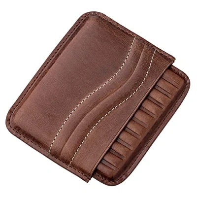 Abbildung von GERMANUS Zigarillo Etui bzw. Zigaretten aus Leder, für 10 Zigarillos oder Zigaretten, braun