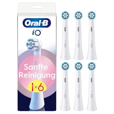 Abbildung von Oral B Aufsteckbürsten »Oral iO Sanfte Reinigung«, fortschrittliche Plaque Entfernung, für empfindliches Zahnfleisch