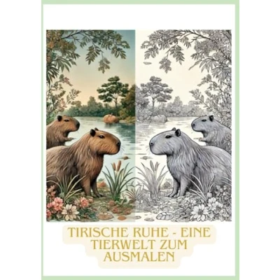 Abbildung von Tierische Ruhe eine Tierwelt Zum Ausmalen: Antistress Ausmalbuch für Erwachsene (Antistress Ausmalbücher Erwachsene)