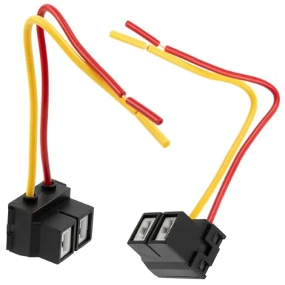 Abbildung von AERZETIX C47205 Satz mit 2 Steckdosen scheinwerfer stecker H7 keramik schwarz farbe