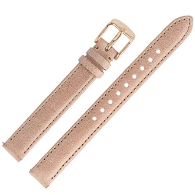 Abbildung von Fossil Uhrenarmband 12mm Leder Beige ES 3133 LB ES3133