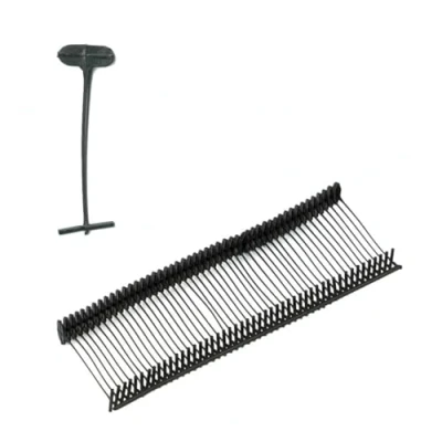 Abbildung von Pokornys 5.000 Heftfäden (25mm) für Etikettierpistole Standard I Tag Pins aus schwarzem Kunststoff zur Etikettierung von Kleidung und Te