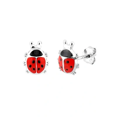 Abbildung von Elli Ladybug Ohrringe für Kinder, Größe: One Size, Rot