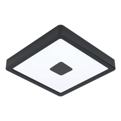 Abbildung von Eglo 900283 Aufbauleuchte IPHIAS 2 LED 17W schwarz L:21cm H:3cm IP44 3000K