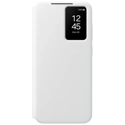 Abbildung von Samsung Smart View PC Book Hülle Weiß Galaxy S24 FE
