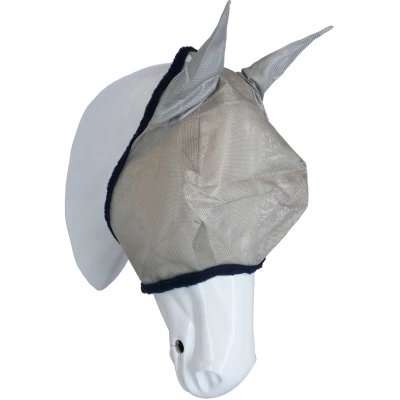 Abbildung von Amigo Fly Mask Silver &amp; Navy Warmblut