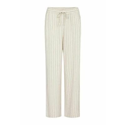 Abbildung von Soyaconcept Scpoulab Stoffhose, Damen, Größe: Large, C cream combi