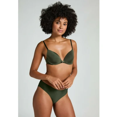 Abbildung von Hunkemöller HUNKEMÖLLER Plunge Padded Underwired BRA Bügel BH, Damen, Größe: 70A, Green