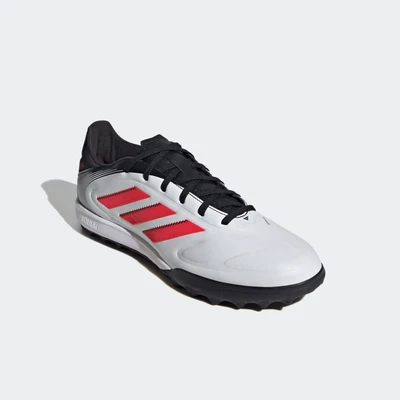 Abbildung von adidas Performance COPA PURE III League TURF Fußballschuh Multinocken, Herren, Größe: 47 1/3, Footwear white/lucid red/core black Schuhe