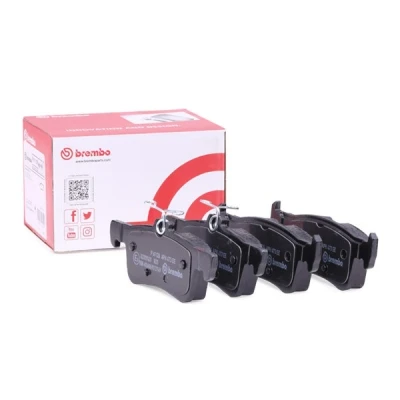 Abbildung von BREMBO P 61 126 Bremsbelagsatz exkl. Verschleißwarnkontakt ohne Zubehör PEUGEOT: 308 SW 2, II Hatchback, Box Body / Estate